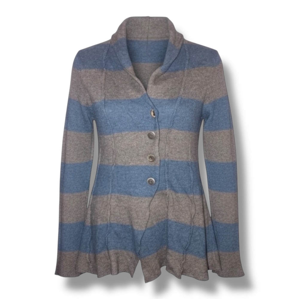 Free People wool blend stripped cardigan
